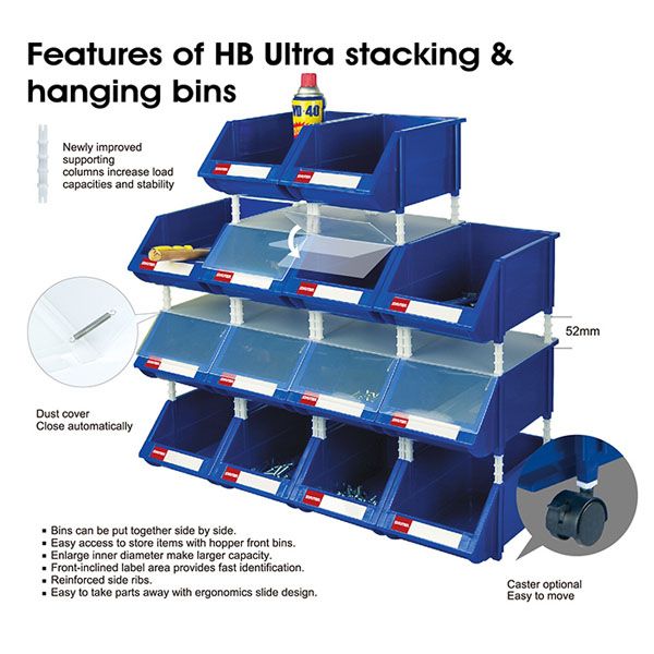 Organizador Plastico Apilable HB-1525